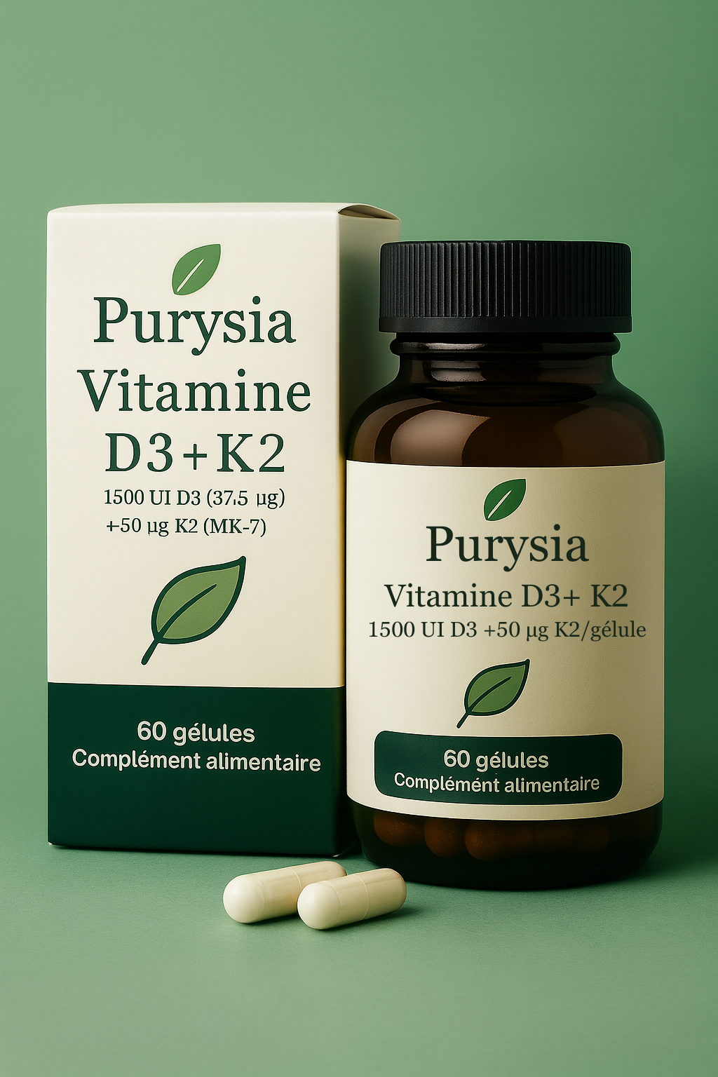 Vitamine D3 + K2 — (500 mg)